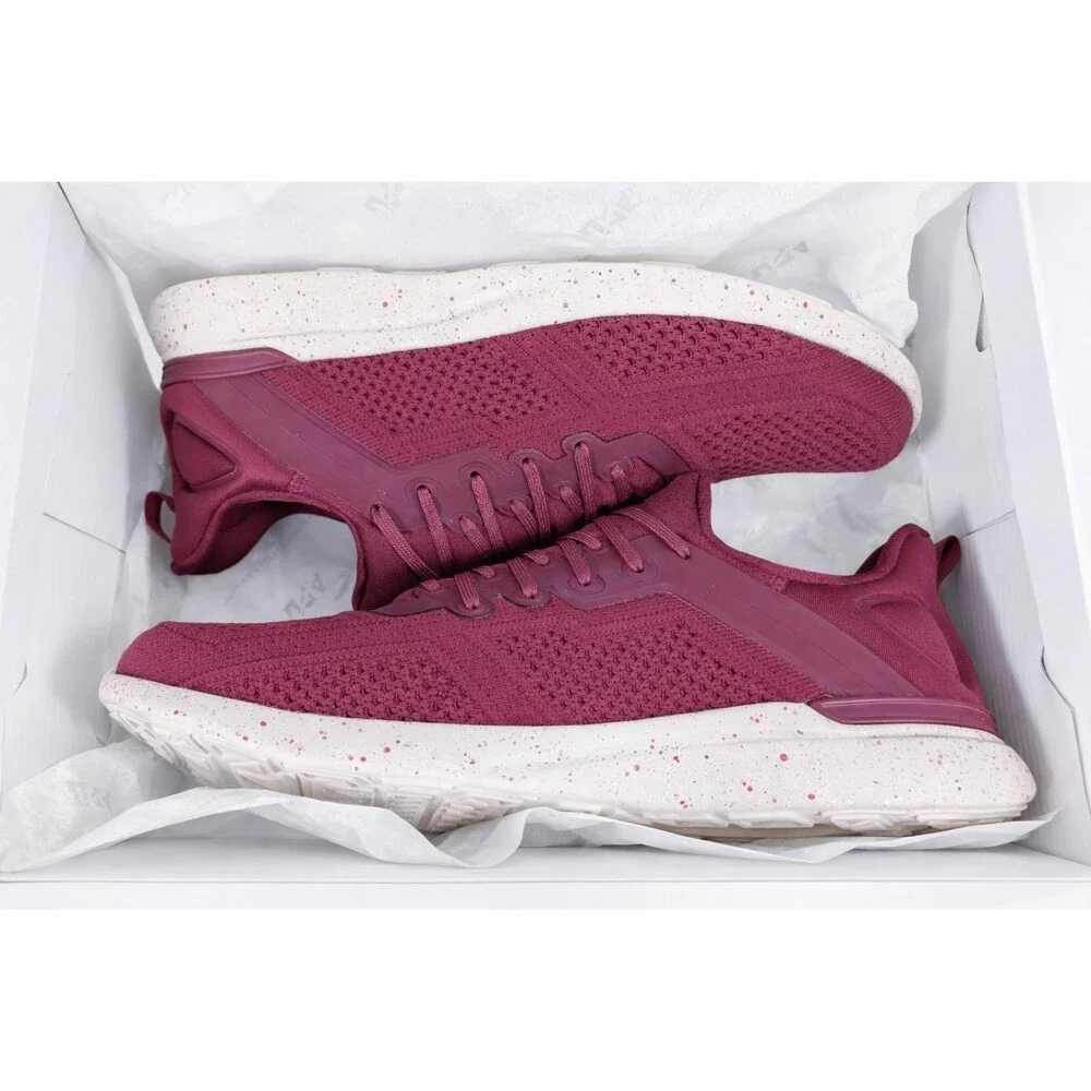 APL Techloom Tracer Mens Sz 10 Running Sneakers Burgundy Red Athletic NEW in Box